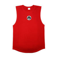 Mens Gym Clothing Bodybuilding Tank Tops Fitness Training Sleeveless 0-neck Shirts Cotton Breathable Vest Casual Sports Singlets - details 16