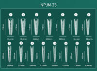 Nailpop-Juego de cobertura completa de doble forma para uñas, 150 Uds., efecto de manicura francesa rápida, 15 tamaños, plantillas de uñas postizas reutilizables para salón y hogar - details 7