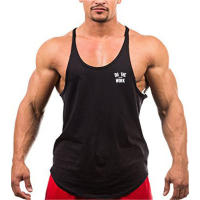 Gym Fitness Sport Cotton Breathable Tank Tops Men Sleeveless Tank Bodybuilding Workout Casual Clothing Undershirt Stringer Vest - details 3
