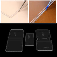Tarjetero de moda con plantilla de cuero, molde acrílico duradero, monedero, fabricación de billetera, plantillas de cuero para manualidades, suministros de bricolaje - details 5