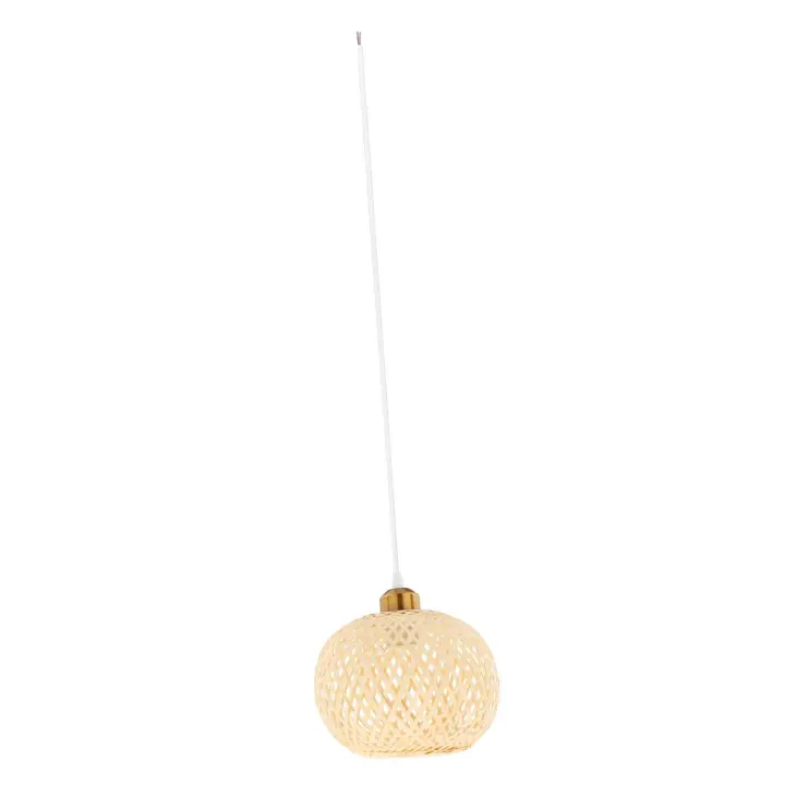 Lámpara de bambú de  , pantalla para , , Bar, oficina, sala de , lámpara colgante tejida, cortinas de lámpara, - 1