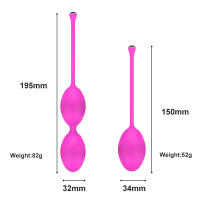 1 Juego de vibrador inteligente de silicona seguro Kegel Ball Ben Wa Ball Vagina apretar máquina de ejercicio juguete sexual para mujeres Kegel pesas bola - details 8