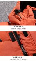 Chaqueta de plumón con capucha para hombre, cálida, gruesa, talla grande - details 7