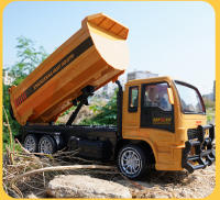 Rc Dumper Truck 2.4G Remote Control Car 6Ch Electric Cars Engineering Vehicle Tractor Toys for Boys Kids Children Christmas Gift - details 18