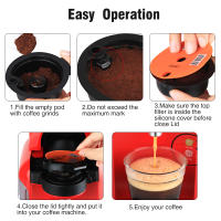 ICafilas-cápsulas de café rellenables para máquina Tassimo BOSCH, reutilizables, para Crema, ecológico - details 4