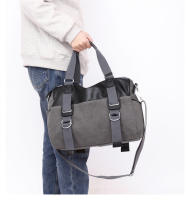 Bolso de hombro tipo bandolera de lona para gimnasio, correa ajustable, bolso de viaje deportivo de corta distancia, bolso de mano de gran capacidad - details 16