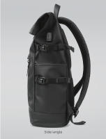 Heroic Knight-mochila enrollable impermeable para hombre y mujer, morral de viaje expandible con carga USB, bolso para portátil de gran capacidad - details 18