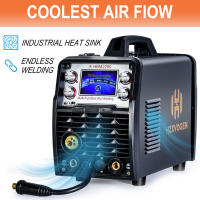 HZXVOGEN Máquina de Soldar Semi-automática de Aluminio 5 en 1 Inversor de 200A sin Gas para MIG ARC MMA TIG Mejoras del Hogar Herramientas - details 8