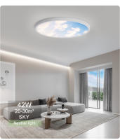Lámpara de techo LED de estilo cielo con Control remoto, luz regulable de Luna, 24W, 42W, CA 85V-265V, para dormitorio, sala de estar y cocina, aplicación inteligente - details 15