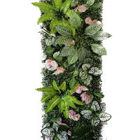 Decoración de Pared de Césped Falsa Planta de Flor Artificial para Interior de Jardín - details 6