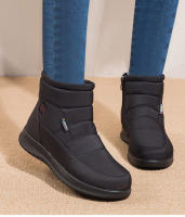 Women Boots 2021 New Winter Shoes For Women Snow Boots Low Heels Botas Mujer Keep Warm Waterproof Ankle Boots Winter Botte Femme - details 4