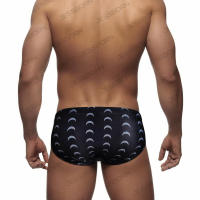 Jessborn bañador profesional con estampado de tiburón para hombre, ropa de baño simple, para surfear en la playa, primavera caliente - details 4