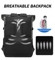 Mochila de gran capacidad para hombre, bolsa de viaje para ordenador portátil, bolsa de hombro, equipaje, cubierta enrollable, novedad - details 7