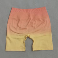 Nessaj-pantalones cortos de yoga sin costuras, shorts deportivos ajustados de cintura alta, elásticos, levantamiento de glúteos, para gimnasio, correr y entrenamiento - details 16