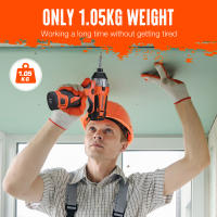 VALUEMAX Destornillador de impacto inalámbrico de 12 V, LED, 7 accesorios - details 3