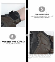Guantes de Motocicleta de Cuero Vintage MJMOTO Certificados CE, Impermeables, Transpirables, Cómodos con Pantalla Táctil Tallas M-L-XL-XXL - details 17