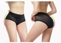 Tela de malla transparente sin costuras con cintura para mujer, ropa moldeadora de control abdominal de alta elasticidad, ropa interior de seda congelada, - details 2