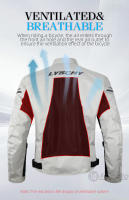 LYSCHY Chaqueta de Moto de Malla Transpirable de Verano para Hombre, Anticaída y Resistente al Desgaste, con Equipo de protección incorporado - details 4