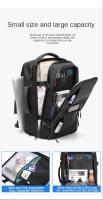 Mochila de viaje para hombre de gran capacidad con bloqueo de código múltiple capa antirrobo para portátil de 15.6 pulgadas marca bolsa escolar - details 3
