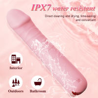 Vibrador Telescópico de Silicona Suave 10 Modos de Estimulación para Mujeres - details 6