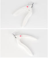 Tijeras de Uñas Ajustables de Acrílico KADS con Corte de Punta de Uña Artificial Cortador de Manicura de Acero Inoxidable Blanco - details 7
