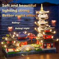 China-Chic Building Block Toys Hangzhou West Lake Scene Building Model Ornaments Micro particle puzzle assembled toys - details 3