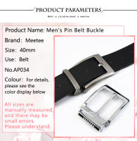 Meetee 40 Mm Hebillas De Cinturón En Forma De Aguja Hebillas De Metal Para Hombres Hebillas De Cuero DIY Accesorios De Jeans Art - details 2