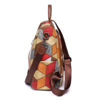 Mochila de viaje para mujer impermeable de cuero PU con bolsillos múltiples bolsa escolar casual para niñas adolescentes - details 16