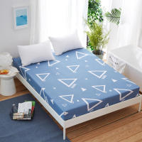 Sábana bajera de algodón estampada, sábanas para cama de cuatro esquinas con banda elástica (sin fundas de almohada), 1 ud. - details 51
