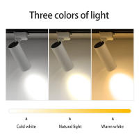 Luz de pista LED de 3 cables AC110-240V punto de techo 10-30W lámpara de techo para sala de estar cocina línea iluminación sistemas de riel foco - details 5