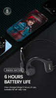 Auriculares Deportivos PARAMITA X2 8GB Auriculares Inalámbricos BT5.2 Resistentes al Agua IP68 con Conducción Ósea Gancho de Oreja Control de Volumen - details 7