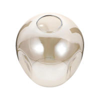 Pantalla de Cristal de coñac, reemplazo de cubierta de pantalla de lámpara decorativa para luces colgantes simples, accesorio de pantalla de lámpara, anillo fijo - details 0