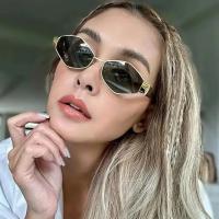Gafas de sol para hombre, diseño de marca de lujo, gafas de sol poligonales únicas - details 3