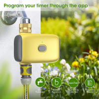 Temporizador de agua inteligente con Bluetooth, controlador automático de riego por goteo, sistema de riego de jardín, temporizador de aspersor para césped - details 2