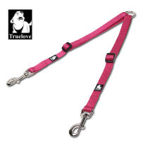 Truelove correa doble de nailon para dos perros, sin enredos acoplador, correa para mascotas grandes y pequeñas, para entrenamiento, correr, TLL2372 - details 1