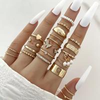 Juego de Anillos Geométricos Bohemios 30 Piezas de Oro y Plata para Uñas - details 6