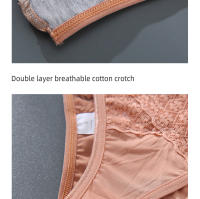 Ropa Interior con Espalda en T para Mujer y Niña, Bragas de Algodón para Talla Pequeña, Sujetador con Tela transpirable - details 11