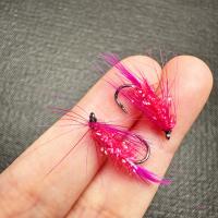 5/10 señuelos de pesca con mosca/ganchos moscas húmedas Bionics Mayfly seca cebo artificial moscas atadas a mano pesca para trucha, lubina y salmón para pescar en ríos lagos con caja - details 3