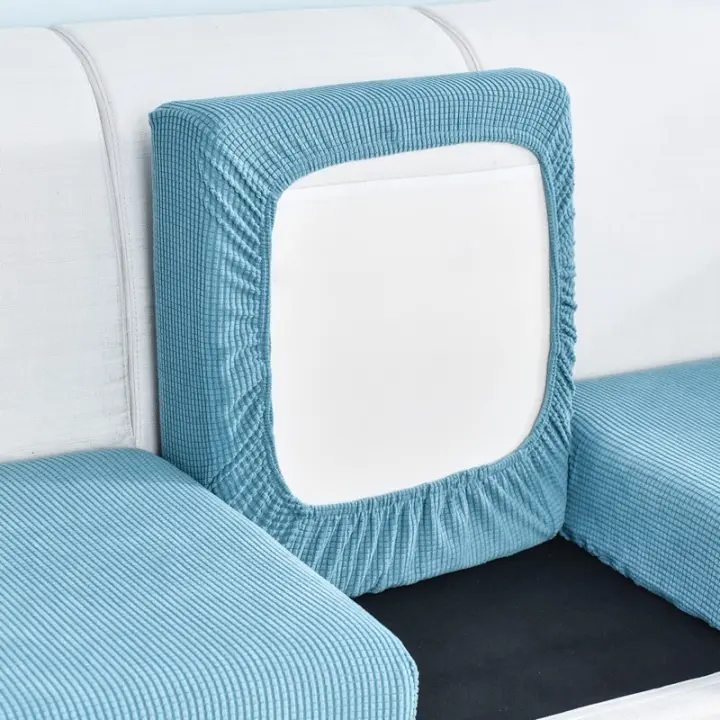 Coolazy-funda de cojín Jacquard para asiento de sofá, cubierta elástica lavable, Protector de forro Polar para sofá, 1/2/3/4 asientos, 1 unidad - 1