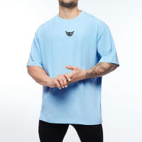 Oversized Men Short Sleeve Mesh T Shirt Loose Casual Street Hip Hop T-shirt Summer Brand Gym Fitness Bodybuilding Workout Tshirt - details 6