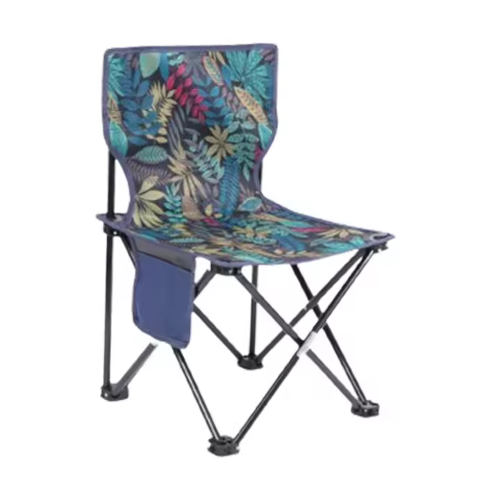 Silla de Camping Plegable Ligera con Bolsa Asiento Ligero para Acampar, Picnic, Viajes - 1