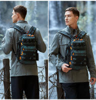 Mochila para señuelos de pesca con soporte para caña, bolsa para aparejo de acampada, caza al aire libre, senderismo, accesorios para cajas de peces, mochila táctica - details 14