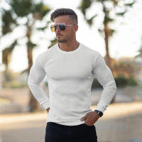 Muscleguys Camiseta de Pullover Oversize para Hombres Color Sólido, Estampado, Poliéster para Otoño e Invierno - details 2