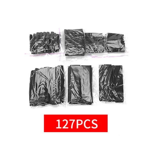 Tubo termorretráctil de 127-800 piezas, Kit de envoltura de tubo termorresistente, Cable de conexión eléctrica, manguito de aislamiento - 1