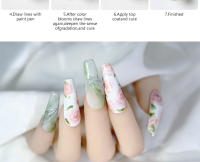 Parkson-Gel transparente para uñas, efecto degradado de mármol, esmalte de uñas semipermanente, pegamento UV, 10ml - details 5