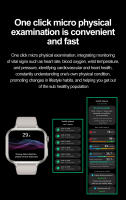 2025 Nuevo VE31 Smartwatch SOS Llamada de emergencia ECG Temperatura Detección de frecuencia cardíaca Asistente de voz Modo deportivo Compatible con Android IOS Bluetooth Smartwatch - details 8
