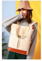Mochila impermeable para ordenador portátil, de gran capacidad bolso de hombro, bolso de viaje portátil para mujer, Color de contraste - details 17