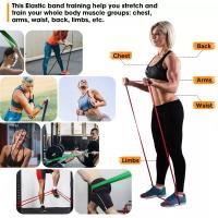 Banda de resistencia física de 5 ~ 120 libras, entrenamiento de agilidad de boxeo, equipo de gimnasio, accesorios de Yoga y Pilates, banda de goma para gimnasio en casa - details 1