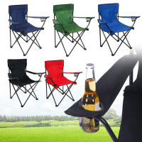 Silla de camping plegable, silla de pesca al aire libre con bolsa de transporte y reposabrazos, adecuada para picnics en la playa - details 1