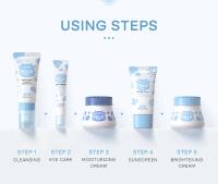 Set de Cuidado de la Piel de Leche LAIKOU Crema Facial, Limpiador Facial, Sérum Hidratante, Protector Solar, Crema para los Ojos Herramientas de Cuidado de la Piel de Belleza - details 9